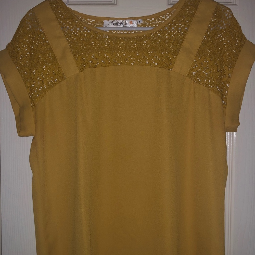 Mustard blouse